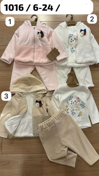 Костюм Тройка Для Девочки Bebezade (6-9/9-12/12-18/18-24мес.) Костюм Тройка Для Девочки Bebezade (6-9/9-12/12-18/18-24мес.)