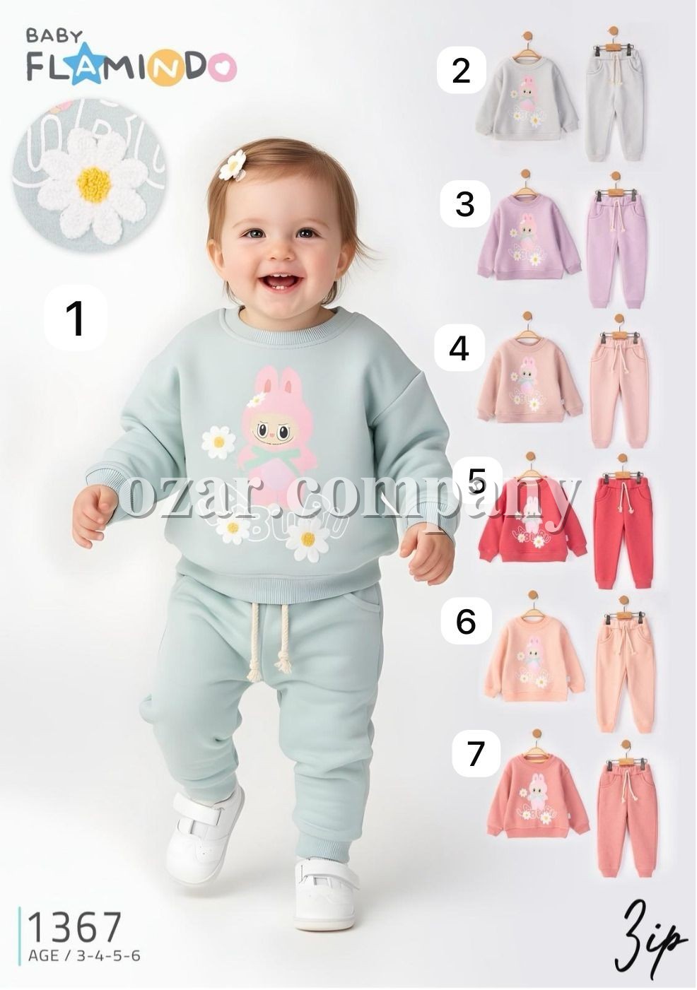 Трикотажный Костюм Тринитка Для Девочки Flamindo (3-4-5-6лет)  Трикотажный Костюм Тринитка Для Девочки Flamindo (3-4-5-6лет)