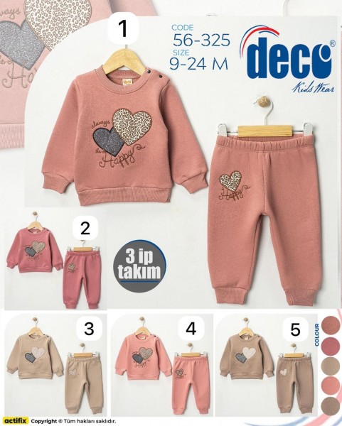 Костюм Тринитка Для Девочки Deco (9-12-18-24мес.) Костюм Тринитка Для Девочки Deco (9-12-18-24мес.)