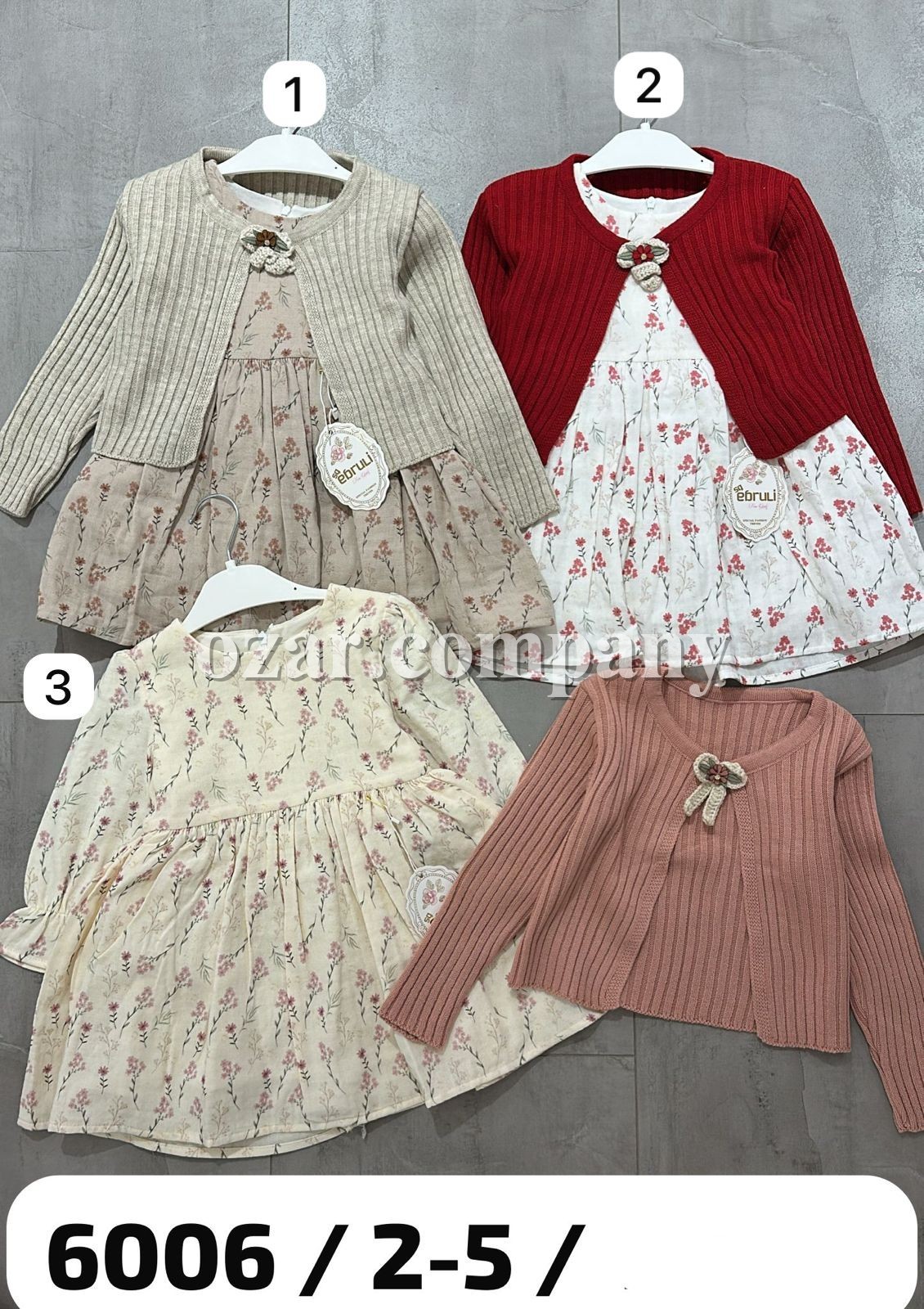Платье Для Девочки Ebruli (2-3-4-5лет) Платье Для Девочки Ebruli (2-3-4-5лет)