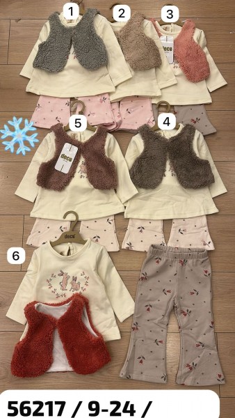 Костюм Тройка Для Девочки Deco (9-12-18-24мес.) Костюм Тройка Для Девочки Deco (9-12-18-24мес.)