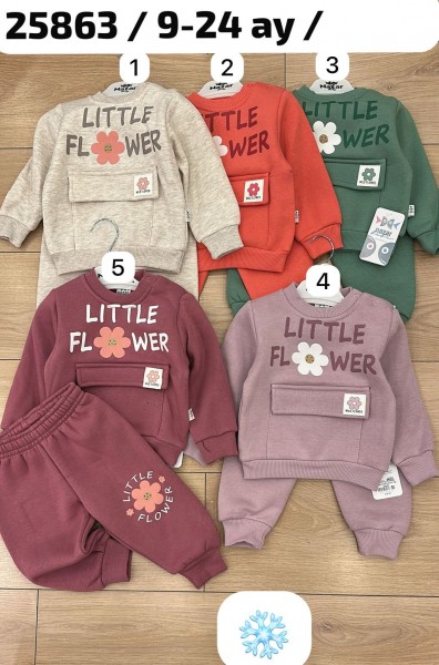 Трикотажный Костюм На Флисе Для Девочки Nazar (9-12-18-24мес.)