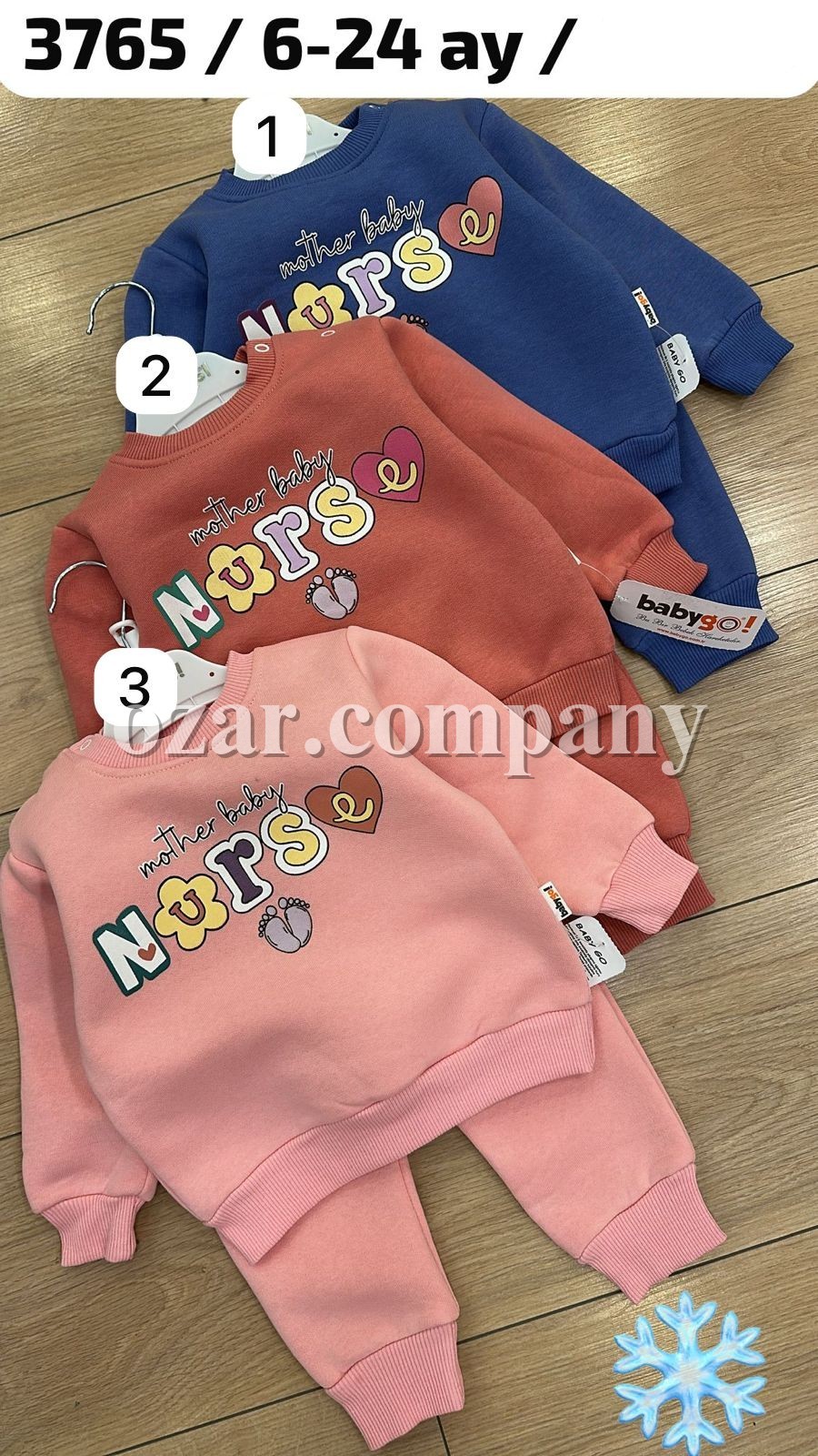 Трикотажный Костюм На Флисе Для Девочки Babygo (6-12-18-24мес.)