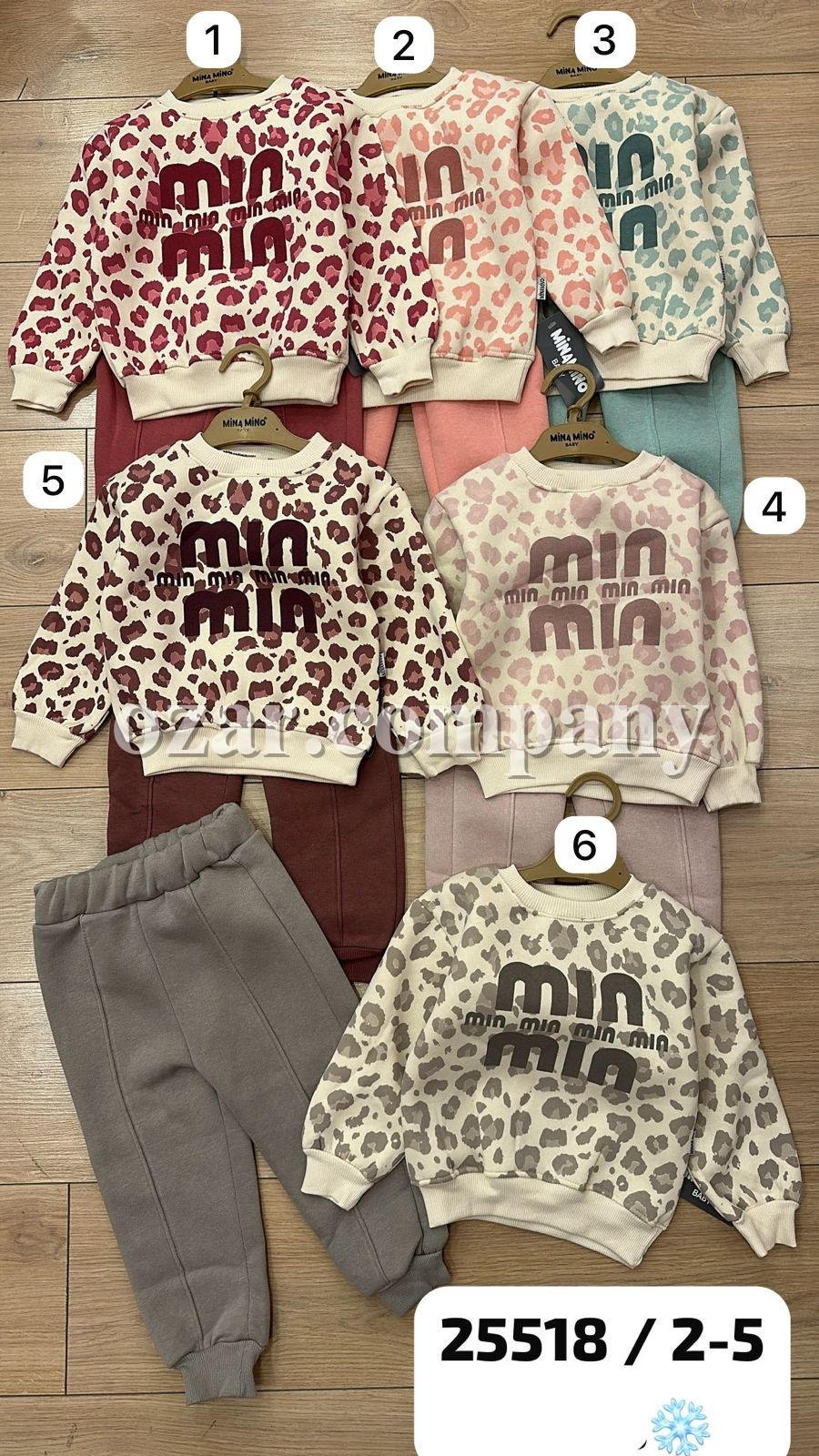 Трикотажный Костюм На Флисе Для Девочки Minamino (2-3-4-5лет)