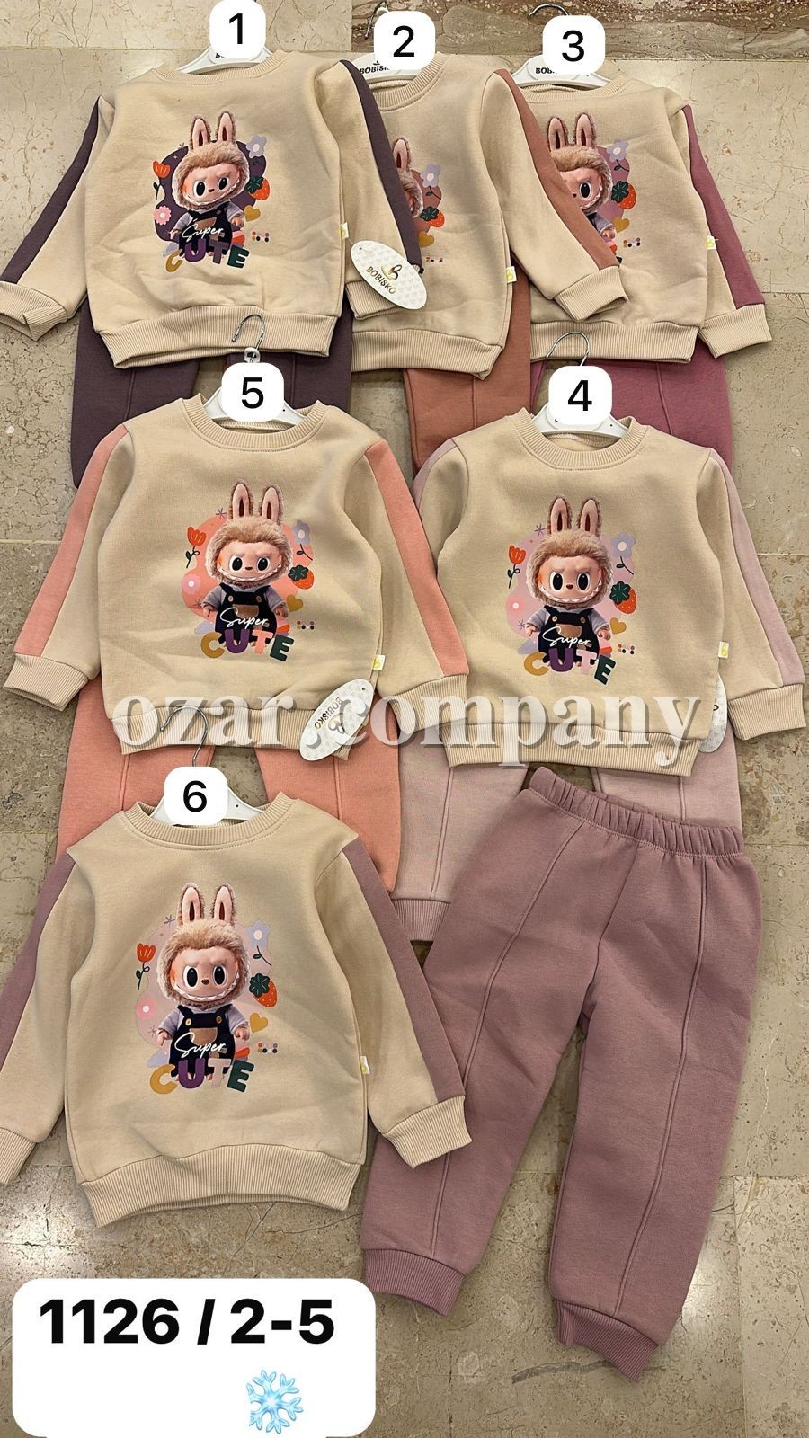 Трикотажный Костюм На Флисе Для Девочки Bobisko (2-3-4-5лет)