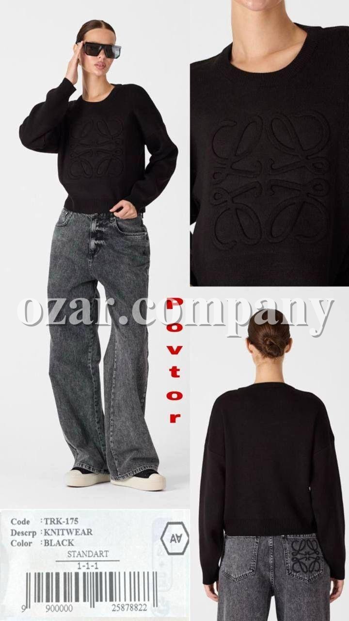 Женский Трикотажный Свитер A.M.N. Женский Трикотажный Свитер A.M.N.