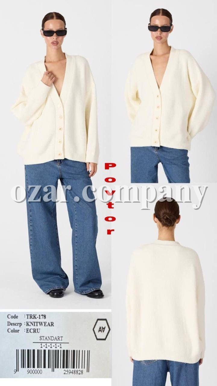 Женский Трикотажный Кардиган A.M.N. Женский Трикотажный Кардиган A.M.N.