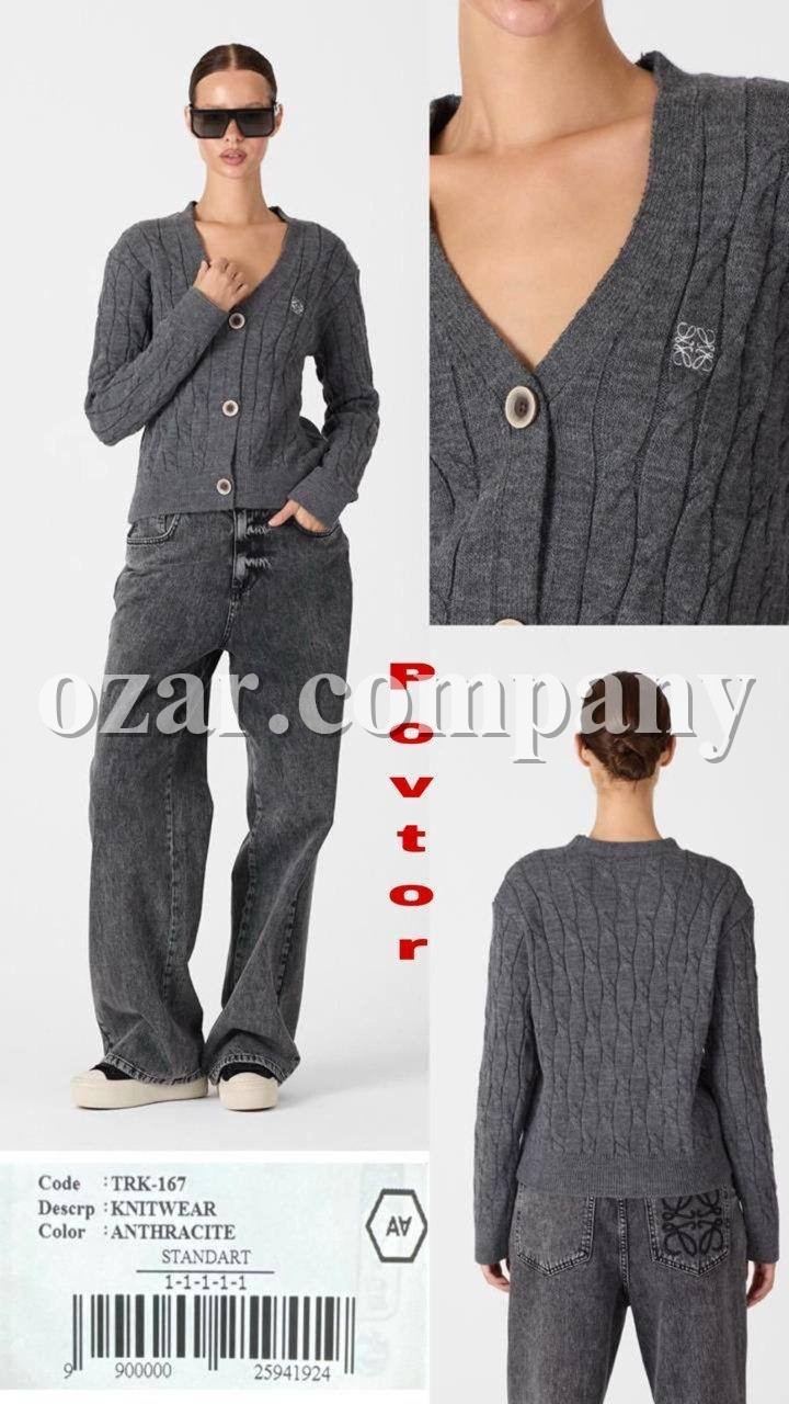 Женский Трикотажный Кардиган A.M.N. Женский Трикотажный Кардиган A.M.N.