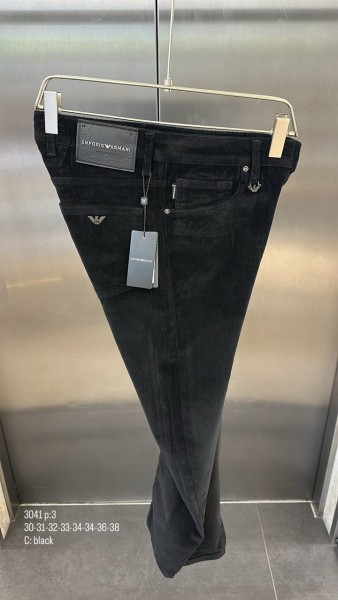 Мужские Вельветовые Джинсы Emporio Armani  Мужские Вельветовые Джинсы Emporio Armani