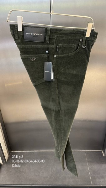 Мужские Вельветовые Джинсы Emporio Armani  Мужские Вельветовые Джинсы Emporio Armani