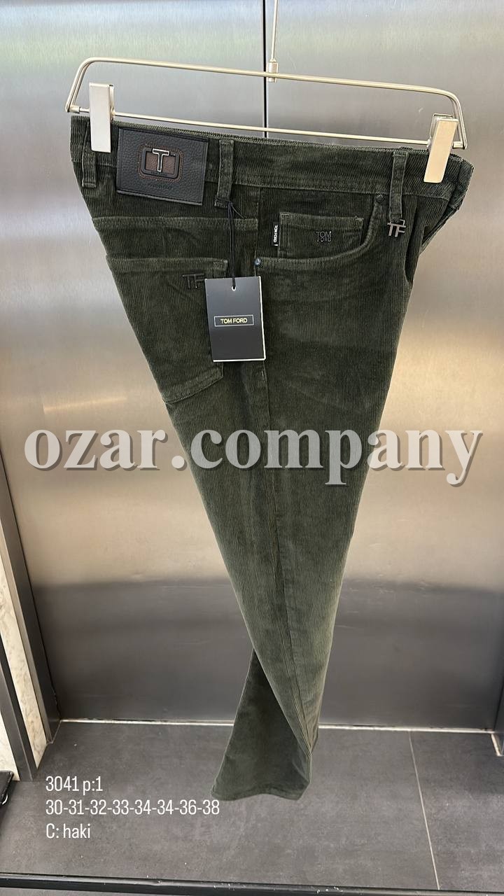 Мужские Вельветовые Джинсы Tom Ford Мужские Вельветовые Джинсы Tom Ford