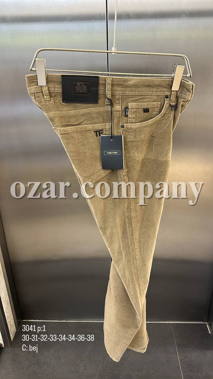 Мужские Вельветовые Джинсы Tom Ford Мужские Вельветовые Джинсы Tom Ford