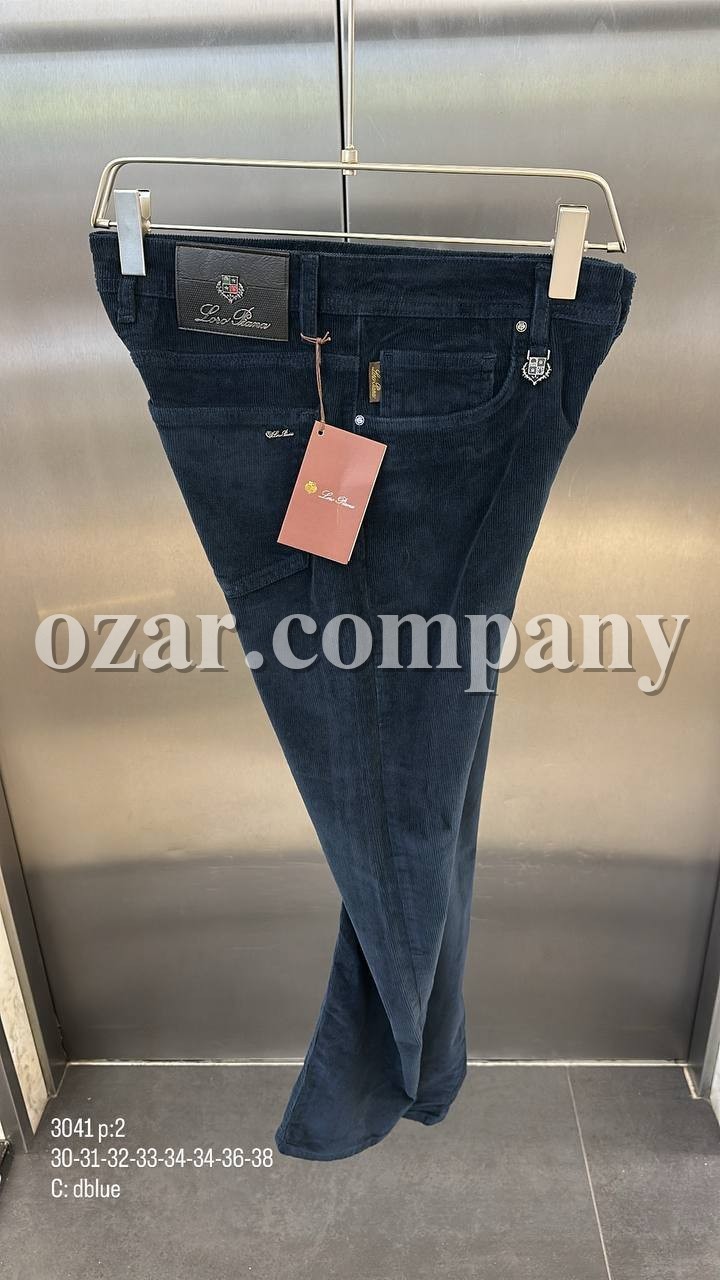 Мужские Вельветовые Джинсы Loro Piana  Мужские Вельветовые Джинсы Loro Piana