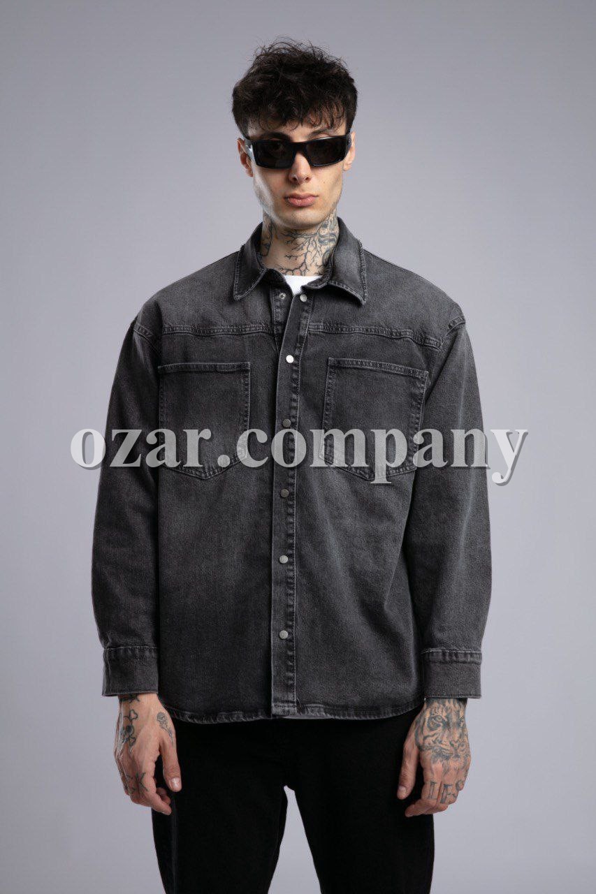 Мужская Джинсовая Рубашка Catch Мужская Джинсовая Рубашка Catch