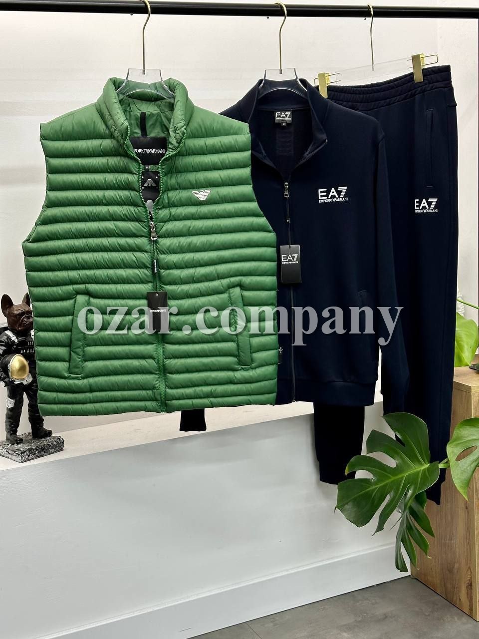 Мужской Спортивный Костюм Тройка Emporio Armani