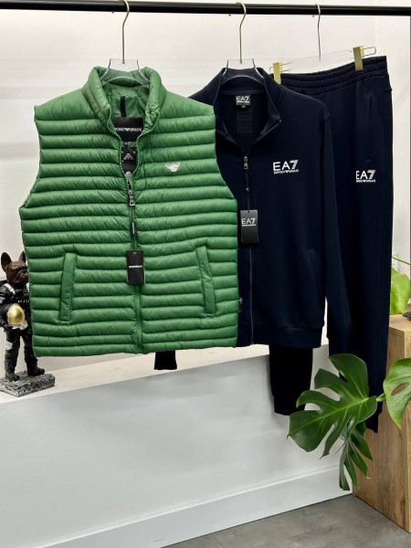 Мужской Спортивный Костюм Тройка Emporio Armani