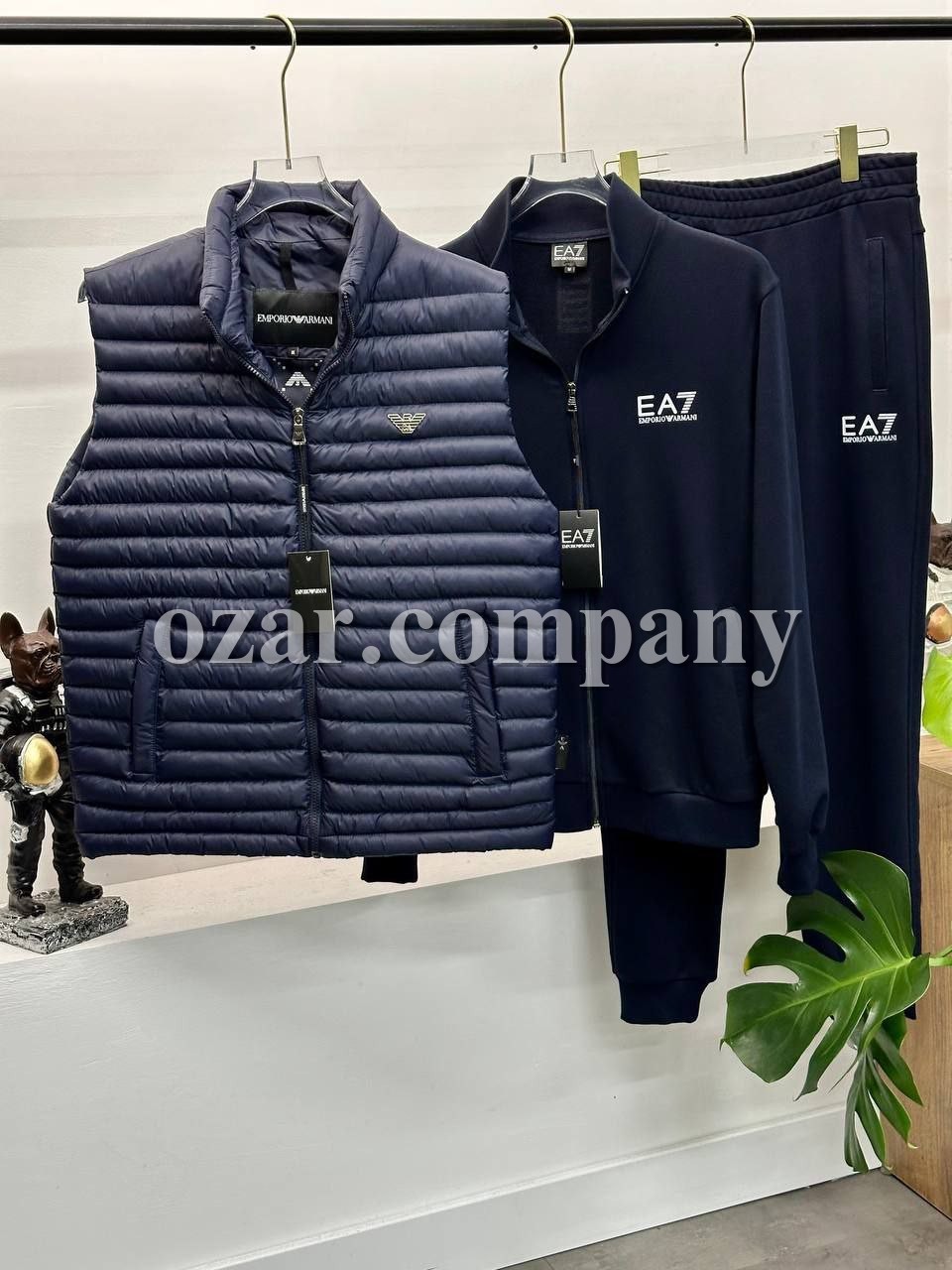 Мужской Спортивный Костюм Тройка Emporio Armani