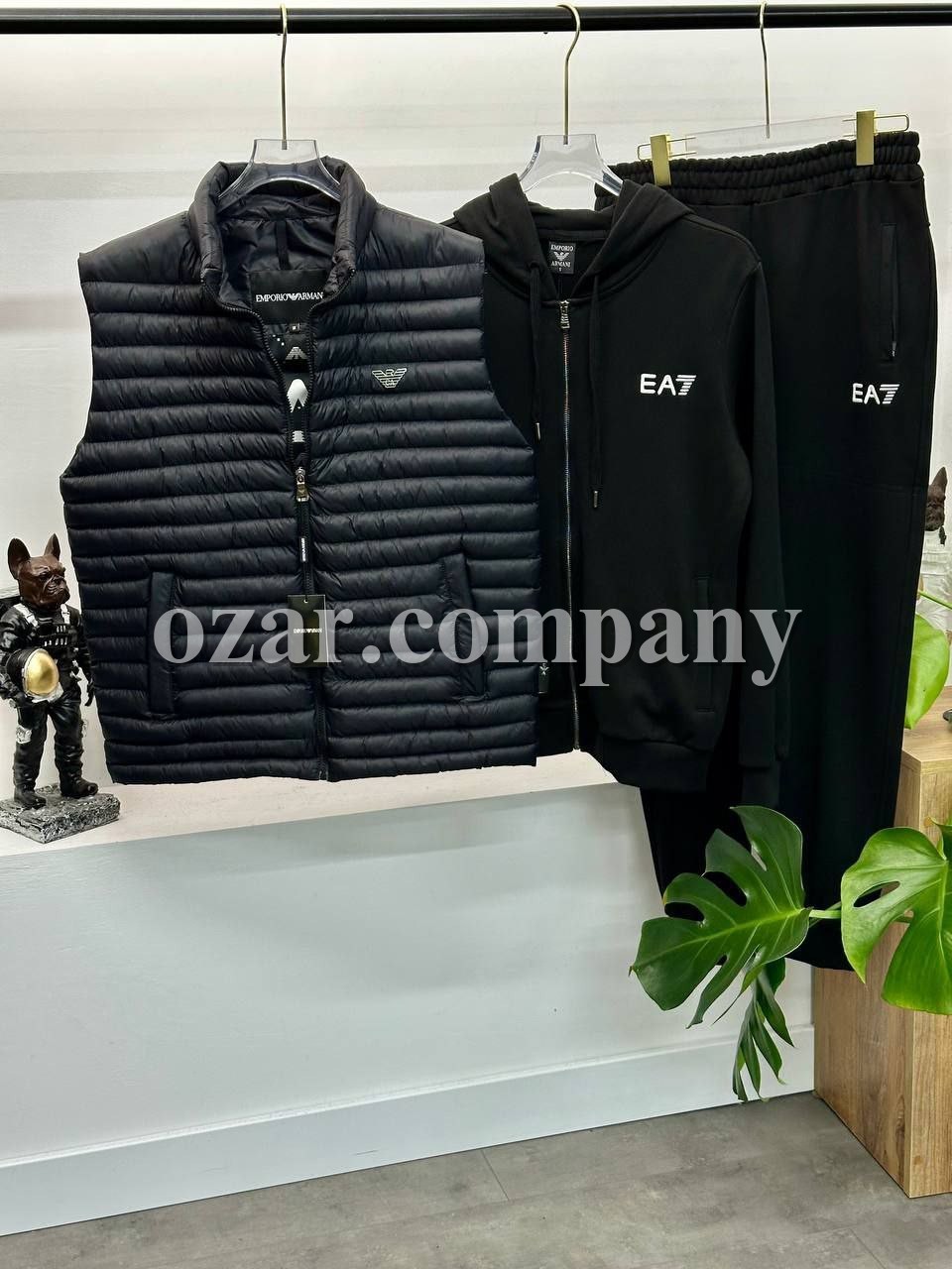 Мужской Спортивный Костюм Тройка Emporio Armani