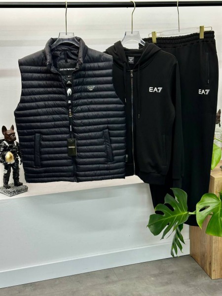 Мужской Спортивный Костюм Тройка Emporio Armani