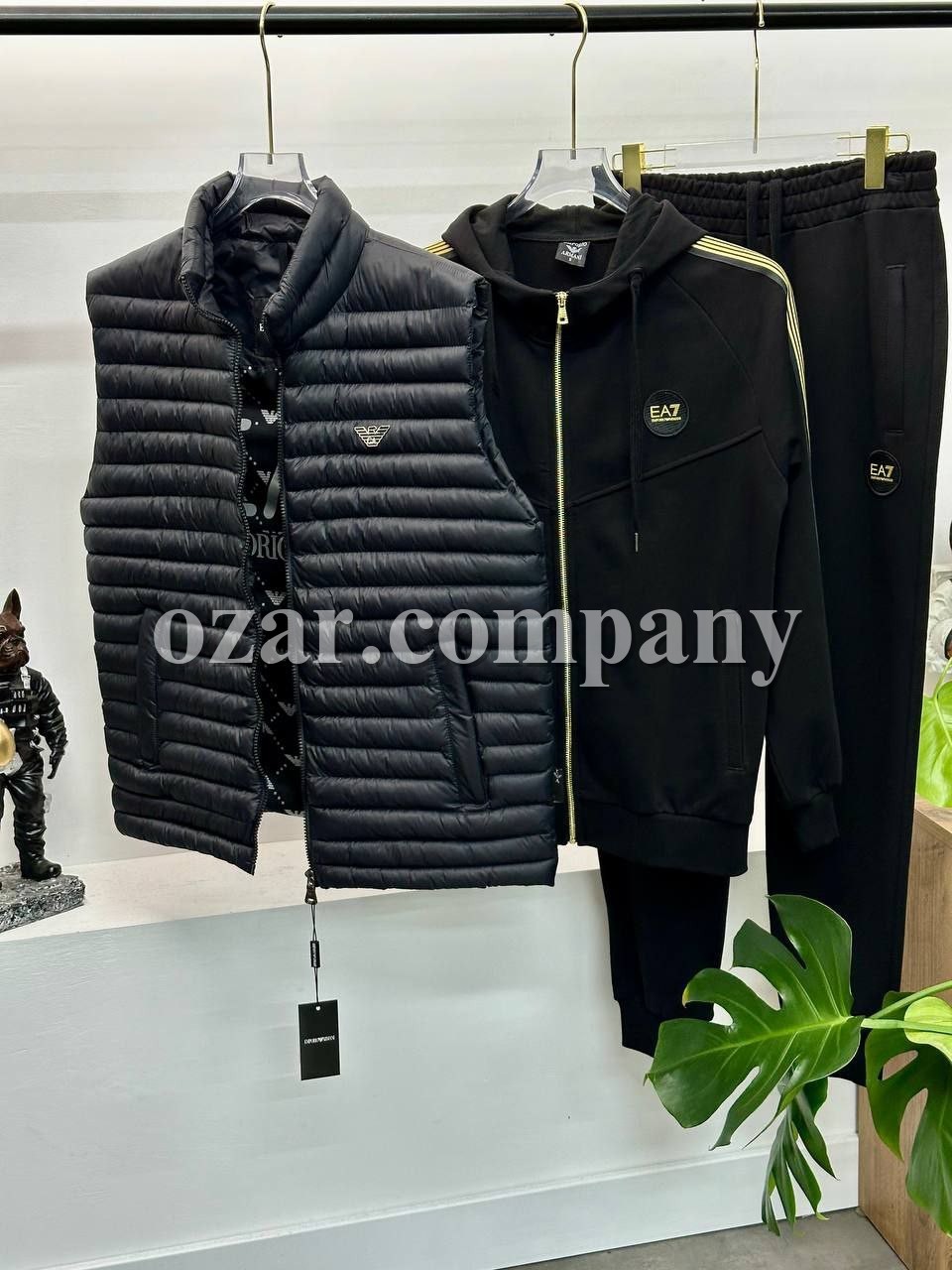 Мужской Спортивный Костюм Тройка Emporio Armani