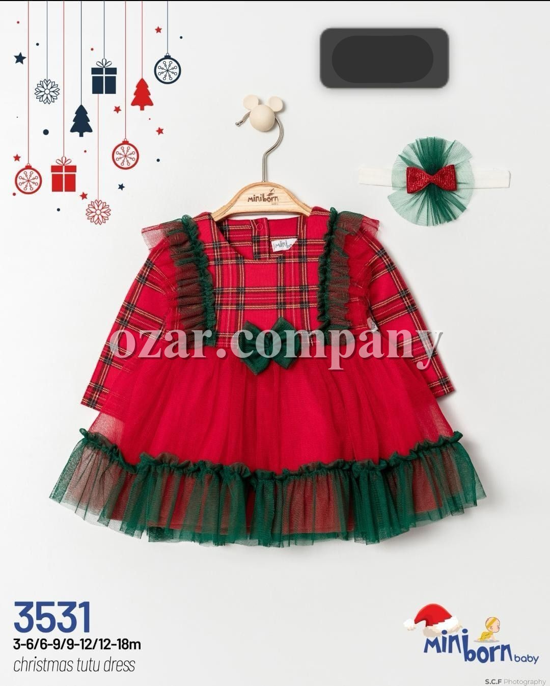 Платье Для Девочки Mini Born (3-6/6-9/9-12/12-18мес.) Платье Для Девочки Mini Born (3-6/6-9/9-12/12-18мес.)