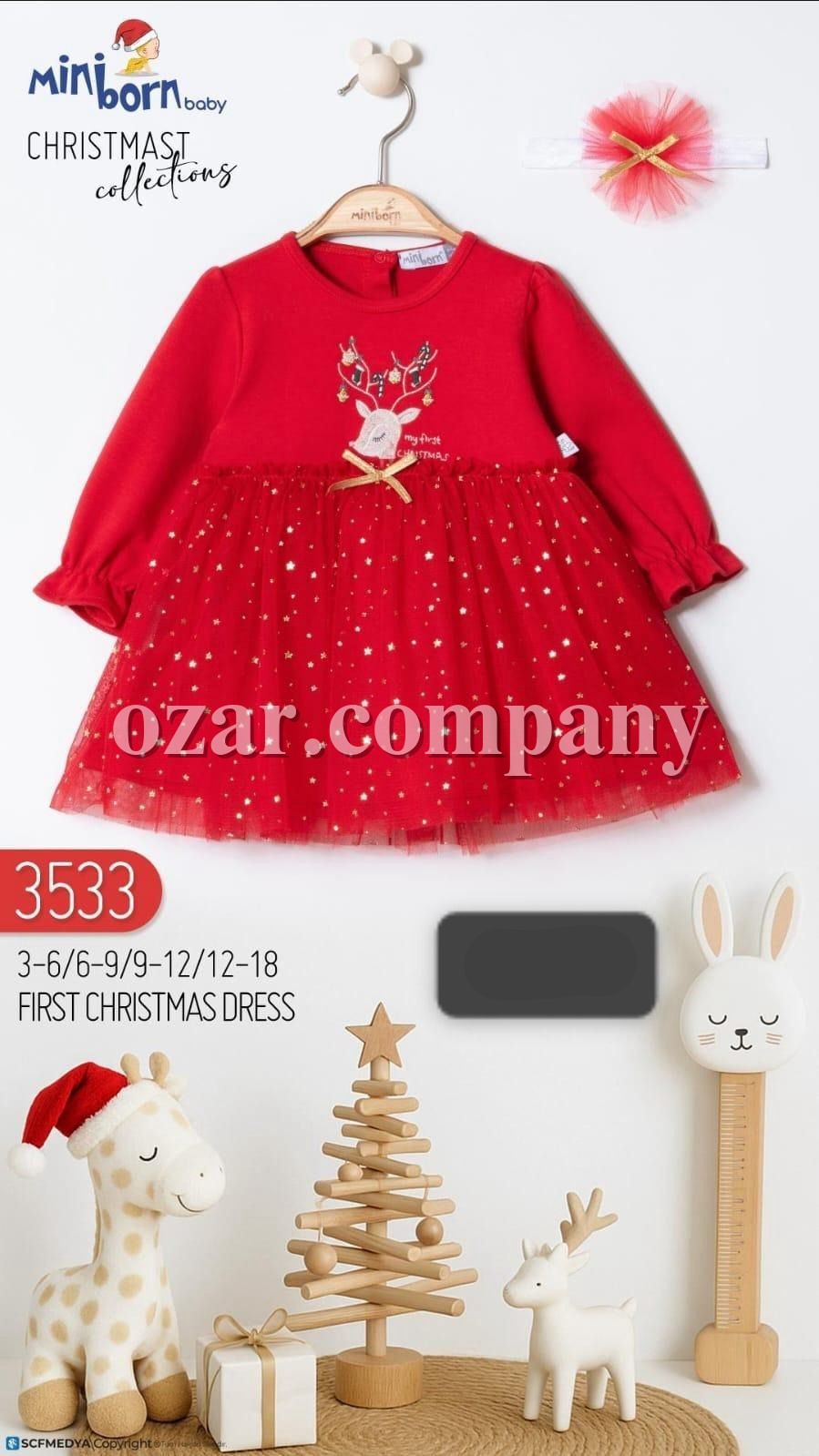 Платье Для Девочки Mini Born (3-6/6-9/9-12/12-18мес.) Платье Для Девочки Mini Born (3-6/6-9/9-12/12-18мес.)