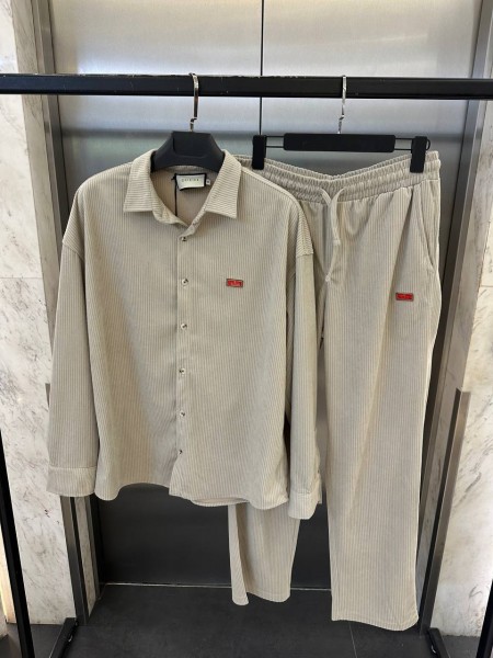 Мужской Вельветовый Костюм Gucci