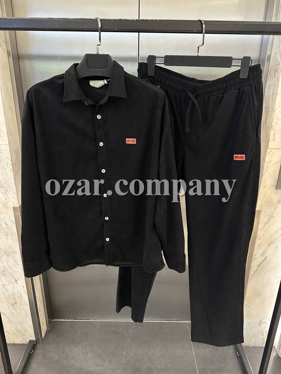 Мужской Вельветовый Костюм Gucci