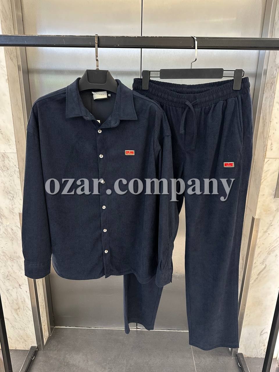 Мужской Вельветовый Костюм Gucci