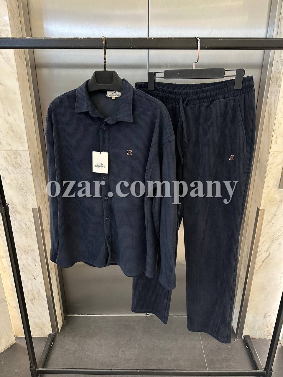 Мужской Вельветовый Костюм Hermes