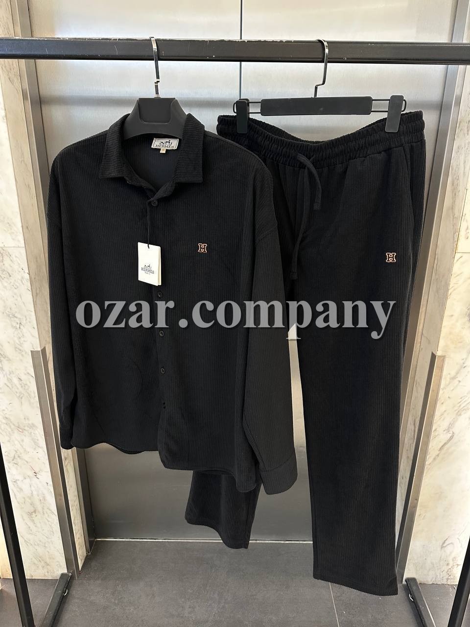 Мужской Вельветовый Костюм Hermes
