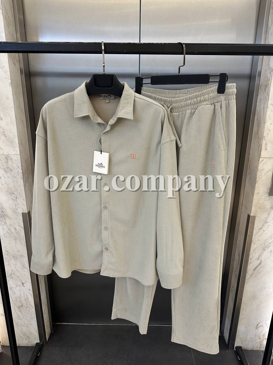 Мужской Вельветовый Костюм Hermes