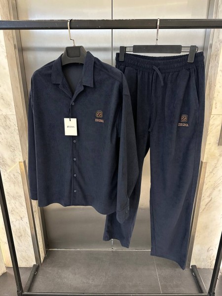 Мужской Вельветовый Костюм Zegna