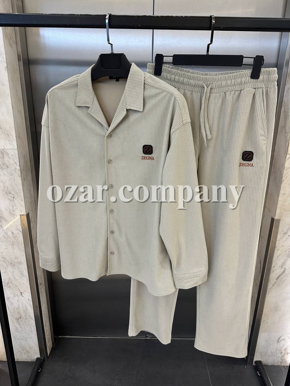 Мужской Вельветовый Костюм Zegna