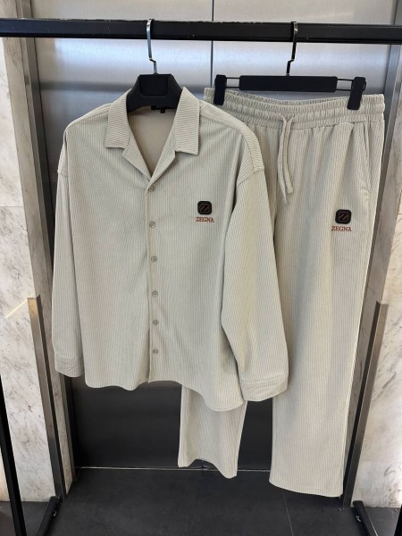 Мужской Вельветовый Костюм Zegna