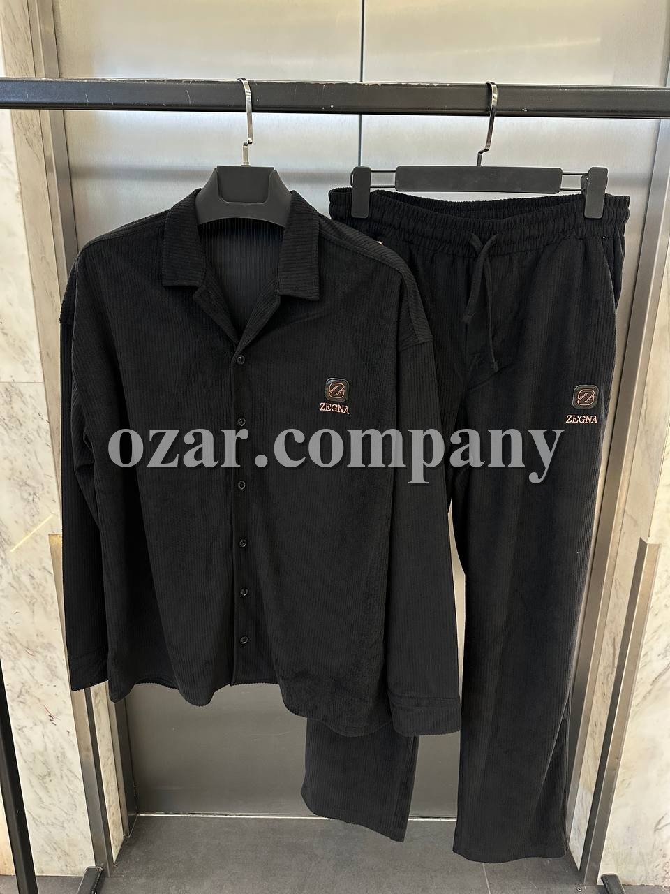 Мужской Вельветовый Костюм Zegna