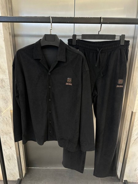 Мужской Вельветовый Костюм Zegna