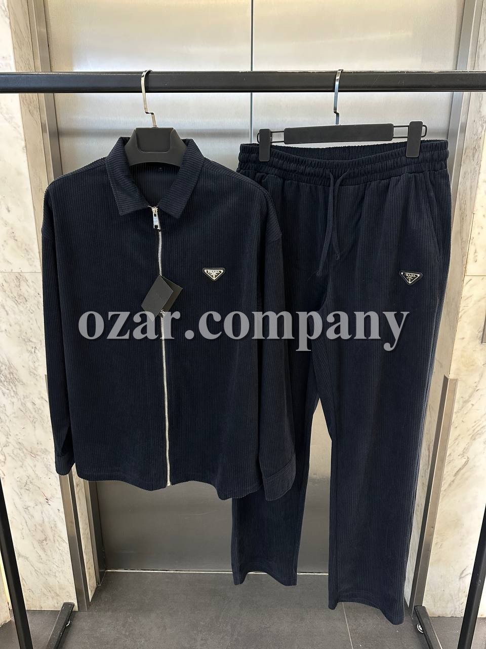 Мужской Вельветовый Костюм Prada