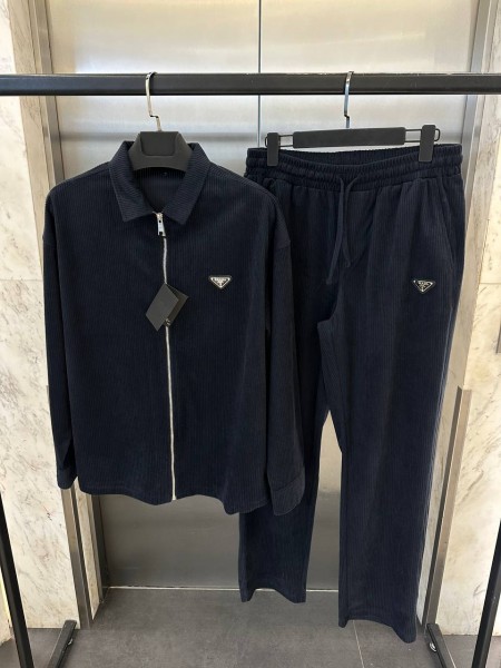 Мужской Вельветовый Костюм Prada