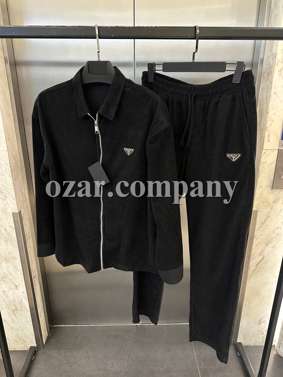 Мужской Вельветовый Костюм Prada