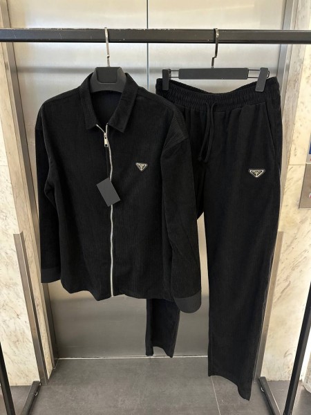 Мужской Вельветовый Костюм Prada