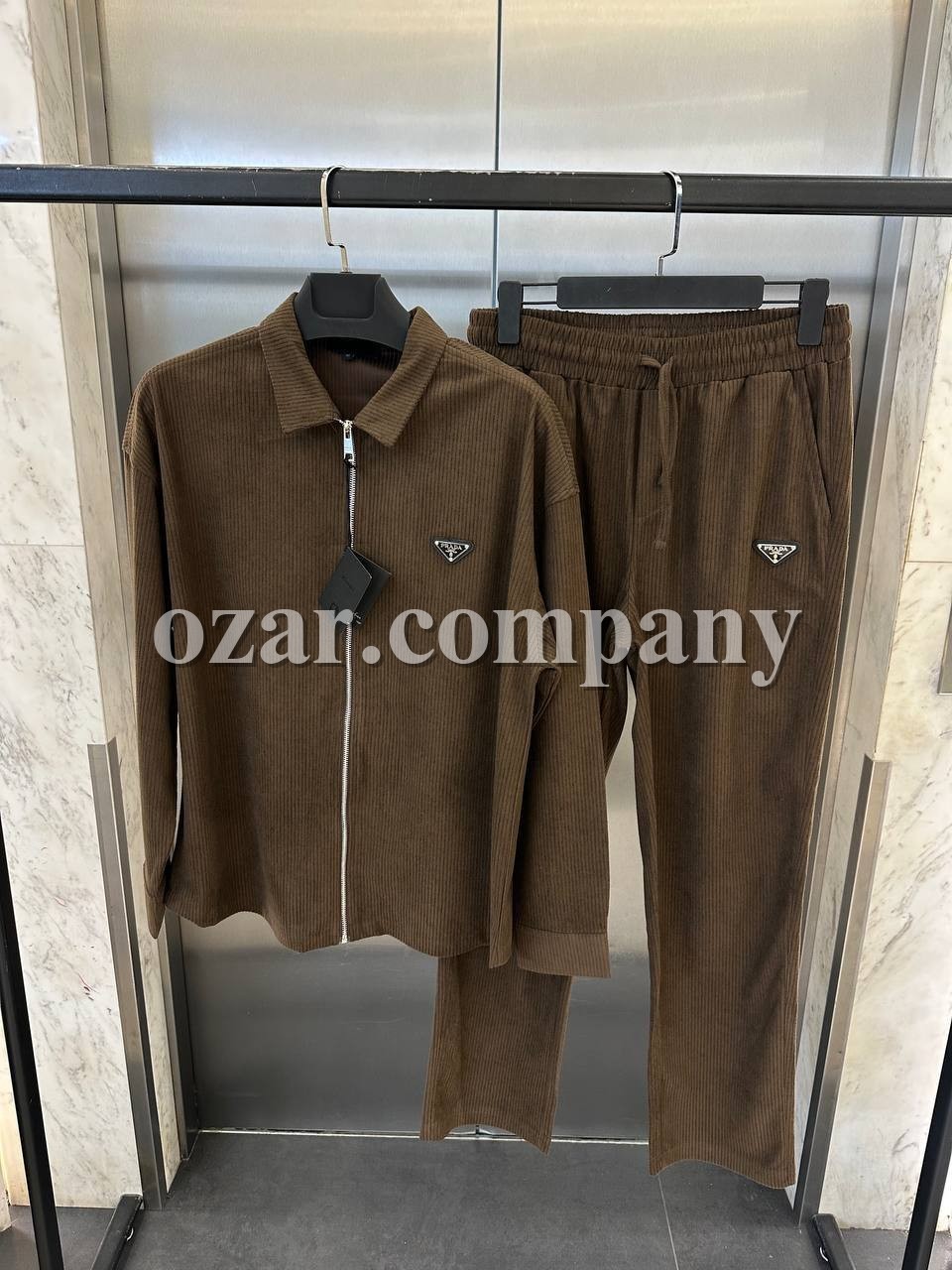 Мужской Вельветовый Костюм Prada