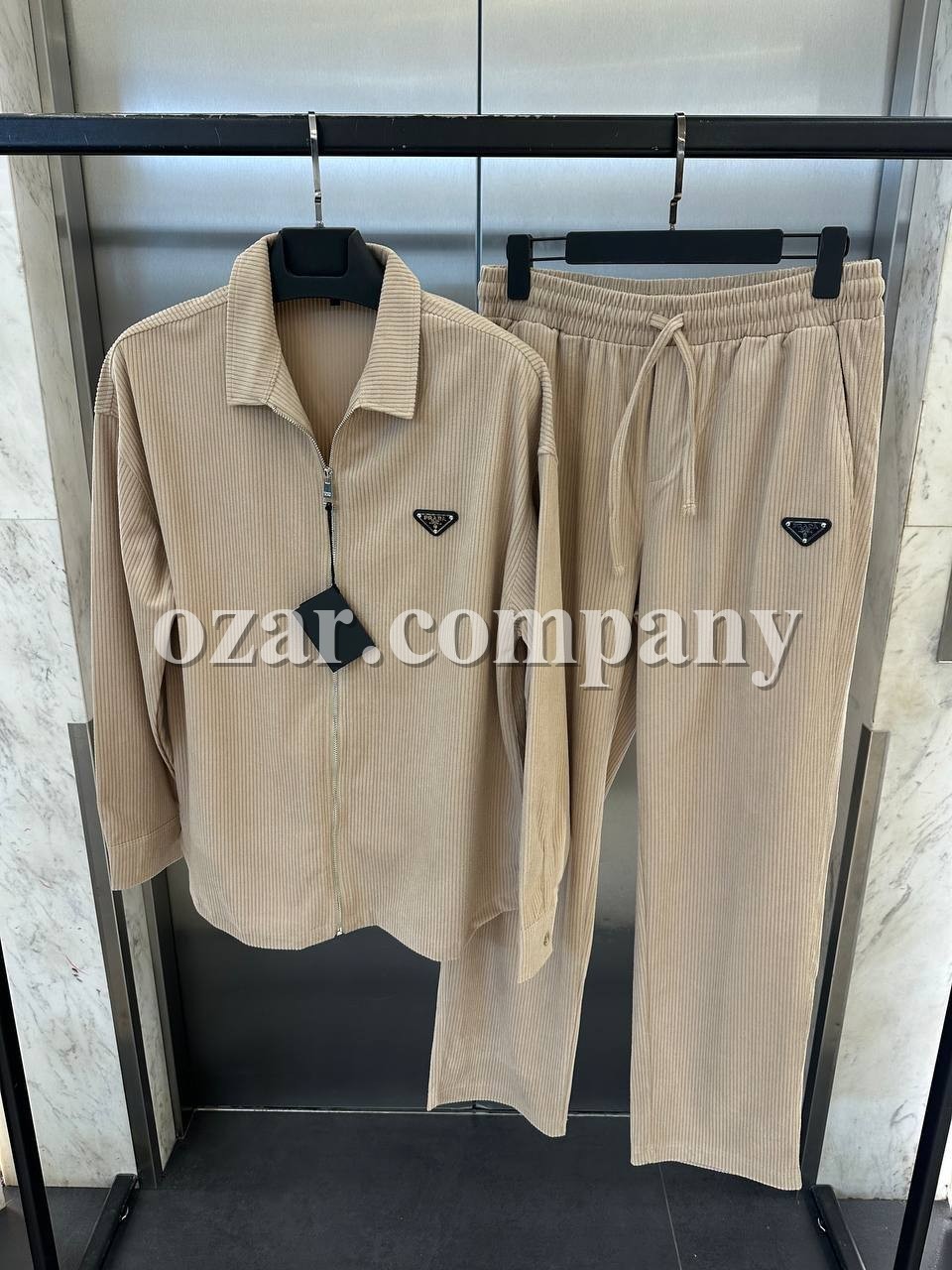 Мужской Вельветовый Костюм Prada