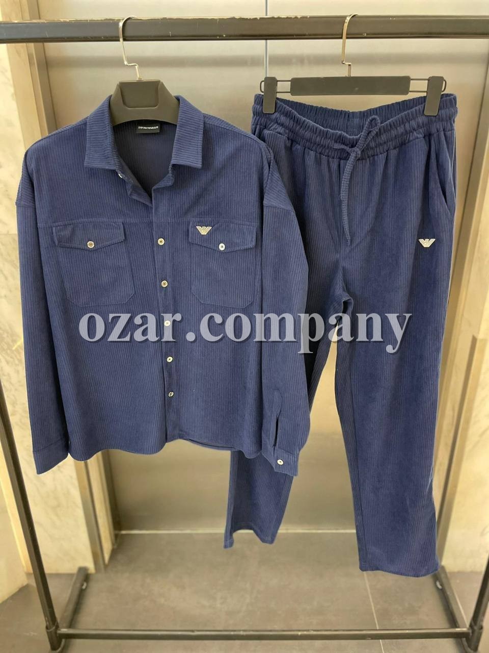 Мужской Вельветовый Костюм Emporio Armani