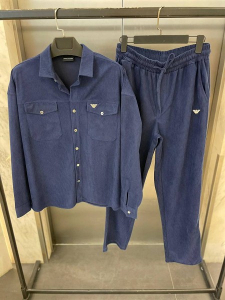 Мужской Вельветовый Костюм Emporio Armani