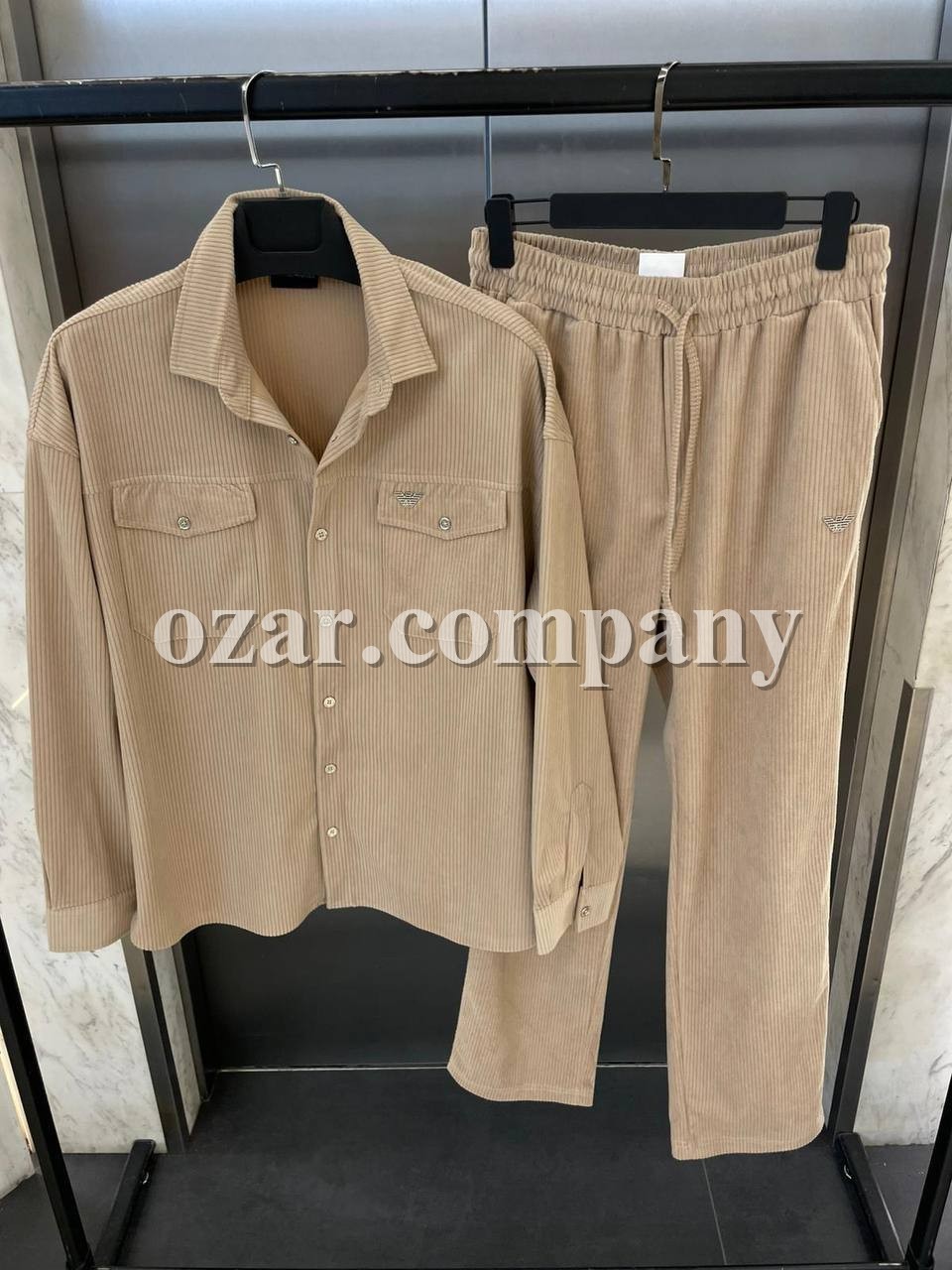 Мужской Вельветовый Костюм Emporio Armani