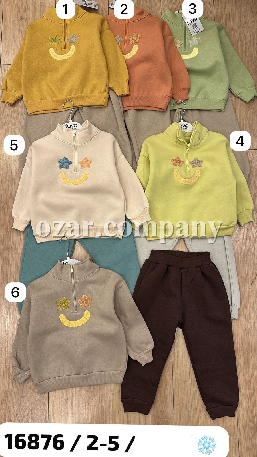 Трикотажный Костюм На Флисе Для Мальчика Favo (2-3-4-5лет)