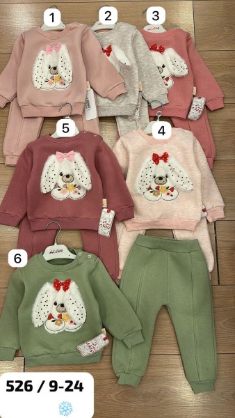 Трикотажный Костюм На Флисе Для Девочки Mini Clup (9-12-18-24мес.)