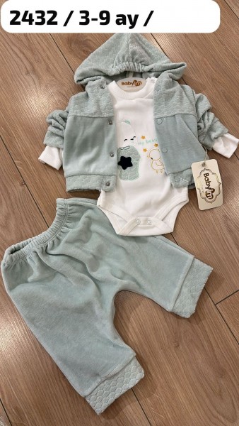 Велюровый Комплект Для Мальчика Baby Im (3-6-9мес.)