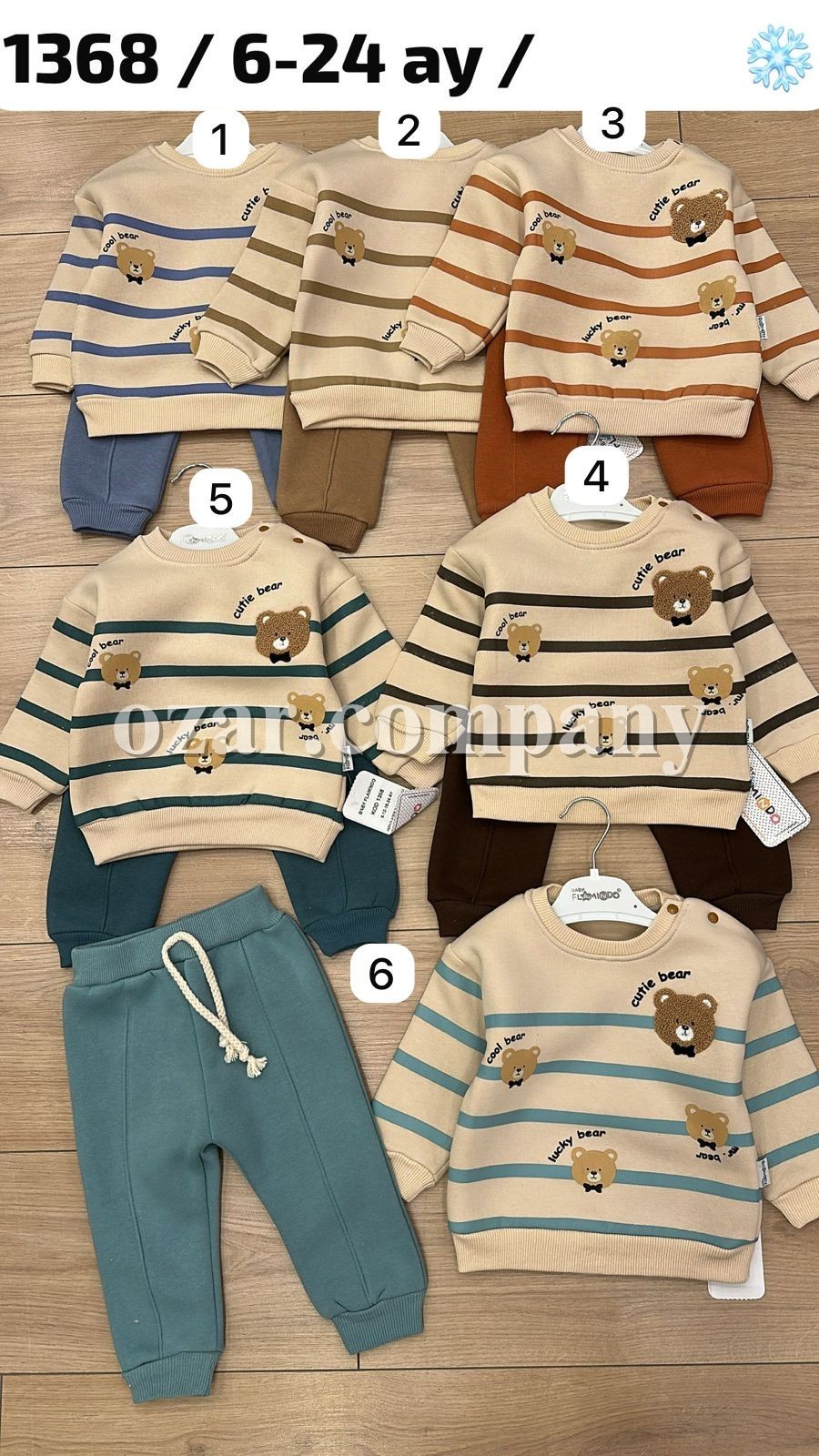 Трикотажный Костюм На Флисе Для Мальчика Flamindo (6-12-18-24мес.)